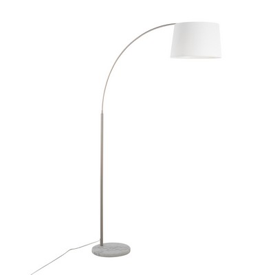 Lumisource March Floor Lamp White Marble