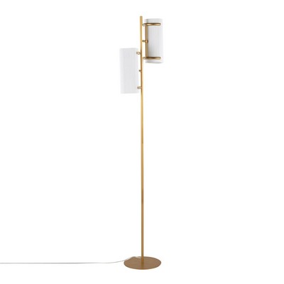 Lumisource Rhonda Floor Lamp Gold Metal