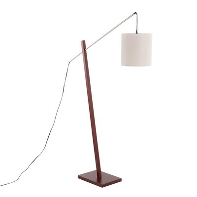 Lumisource Arturo Floor Lamp Walnut Wood