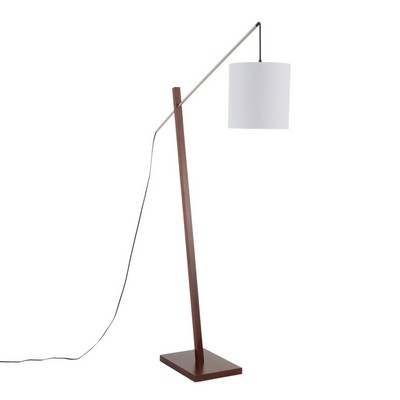 Lumisource Arturo Floor Lamp Walnut Wood