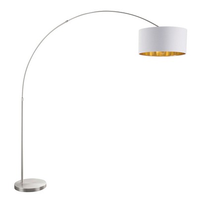 Lumisource Salon Floor Lamp Satin Nickel