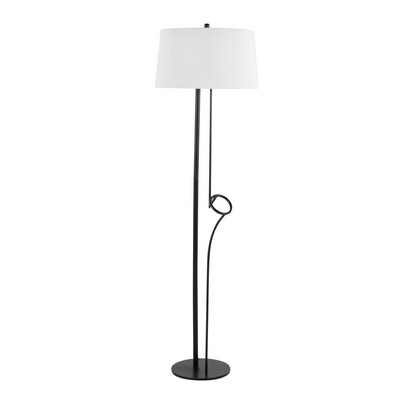 Lumisource Shadow Floor Lamp Black Steel