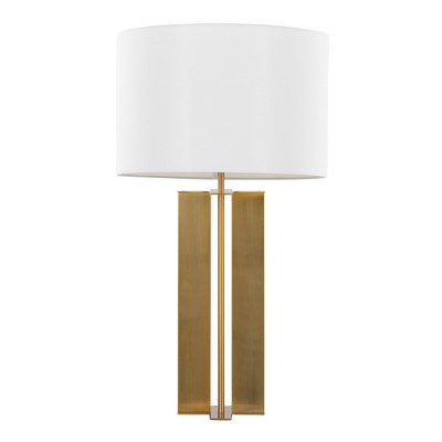 Lumisource Cosmo 28in Metal Table Lamp Antique Brass