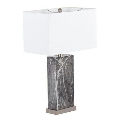 Lumisource Cory Table Lamp Black Marble