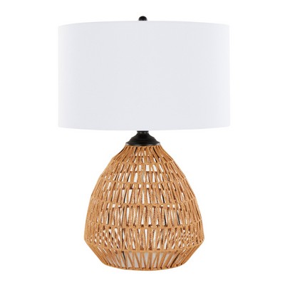 Lumisource Congo 29in Rattan Table Lamp Natural Rope Rattan