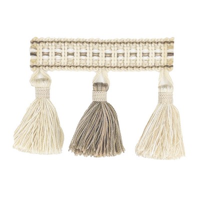 Stout Trim NINA TASSEL FRINGE 3 LINEN