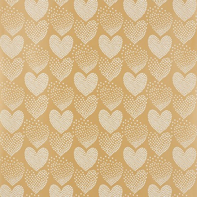 Schumacher Wallpaper HEART OF HEARTS IVORY & GOLD