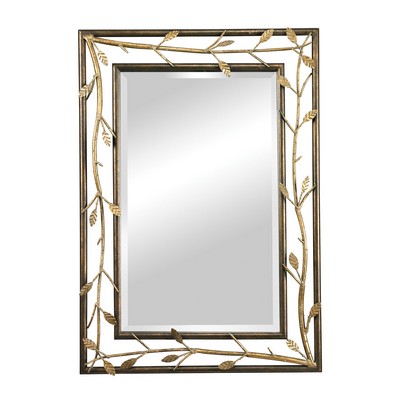 Sterling Rhyle Metal Frame Branch Framed Mirror Bakewell Bronze,Gold