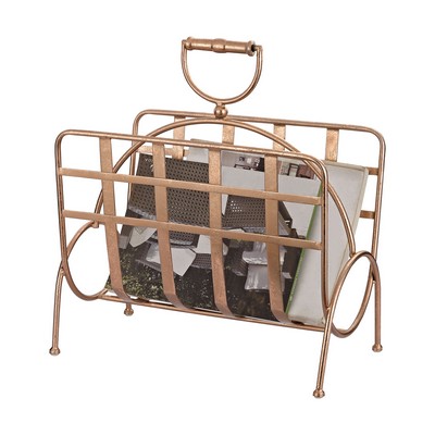 Sterling Strapped Rose Gold Magazine Rack Rose Gold