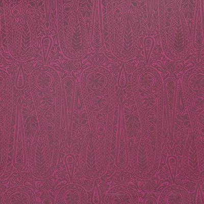 Robert Allen SATIN PAISLEY RHUBARB