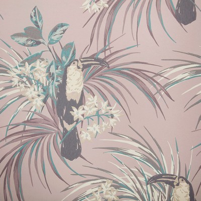 1838 Wallcoverings LE TOUCAN (WP) # 02 ROSE