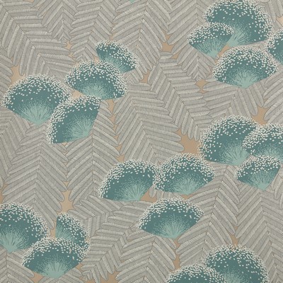 1838 Wallcoverings CLARICE (WP) # 02 EMERALD