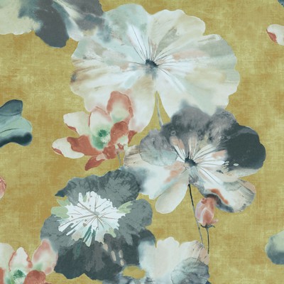 1838 Wallcoverings WATER LILIES (WP) # 05 HONEY