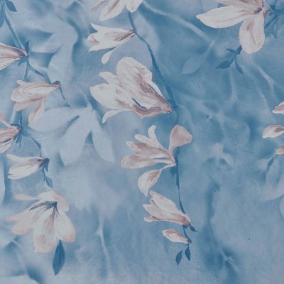 1838 Wallcoverings TRAILING MAGNOLIA (WP) # 03 CHAMBRAY