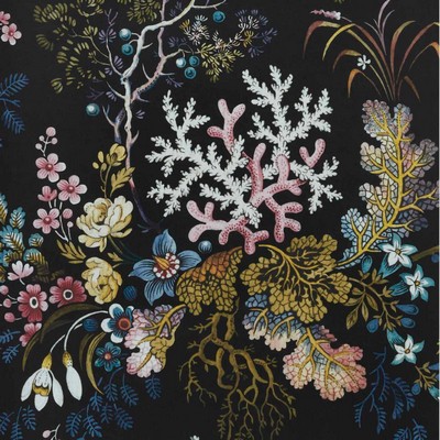 1838 Wallcoverings KILBURNS CORAL (WP) # 04 MIDNIGHT