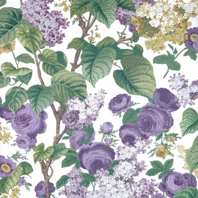 1838 Wallcoverings FLORIBUNDA (WP) # 01 LAVENDER DREAM