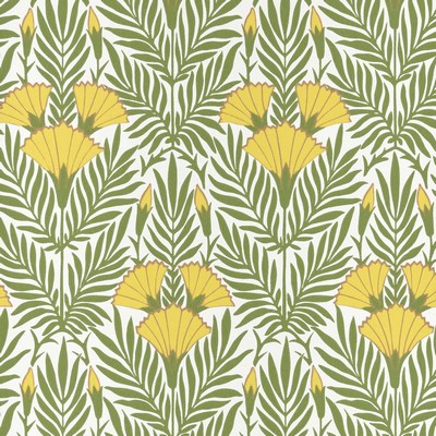 1838 Wallcoverings FLORAL FANFARE (WP) # 01 VIVID YELLOW