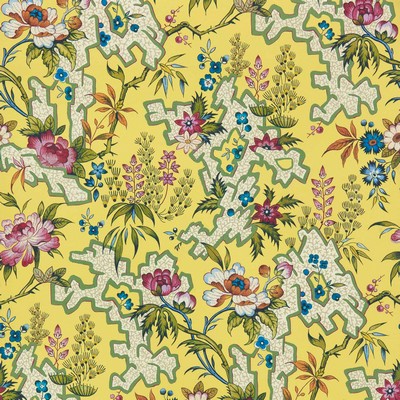 1838 Wallcoverings KILBURNS MAZE (WP) # 01 YELLOW