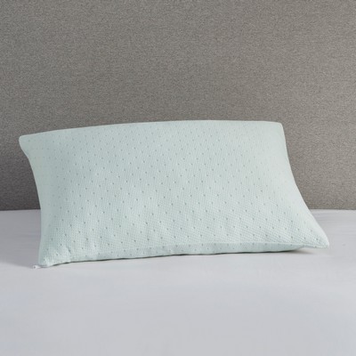 Olliix Rayon from Bamboo Shredded Memory Foam Pillow with Rayon from Bamboo Blend Cover Ivory