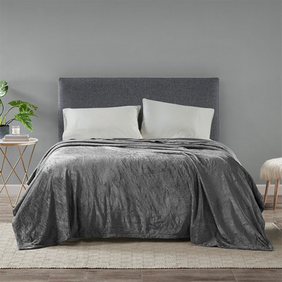 Olliix Microlight Blanket Grey