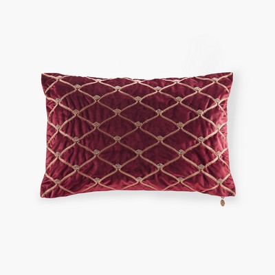 Olliix Aumont Oblong Decor Pillow Burgundy