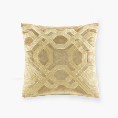 Olliix Biron Square Decor Pillow Gold