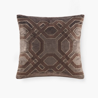 Olliix Biron Square Decor Pillow Brown