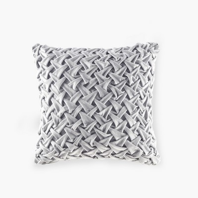 Olliix Winchester Square Decor Pillow Silver