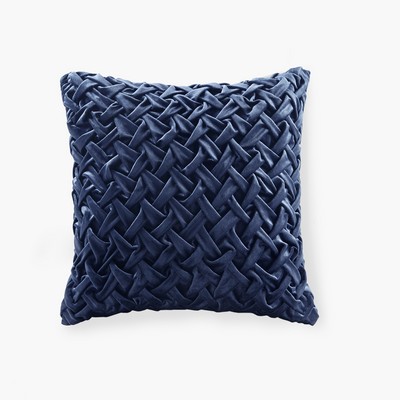 Olliix Winchester Square Decor Pillow Navy