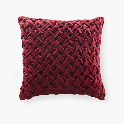 Olliix Winchester Square Decor Pillow Burgundy