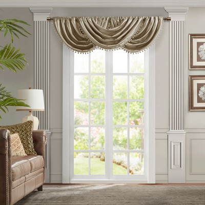 Olliix Avignon Waterfall Valance (Single) Champagne