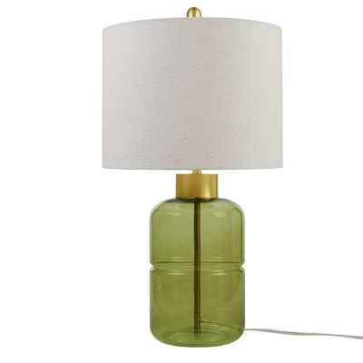 Olliix Lysandria Glass Table Lamp Green