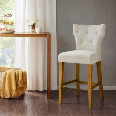 Olliix Avila Tufted Back Counter Stool Cream