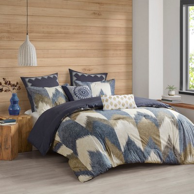 Olliix Alpine 3 Piece Comforter Mini Set Navy