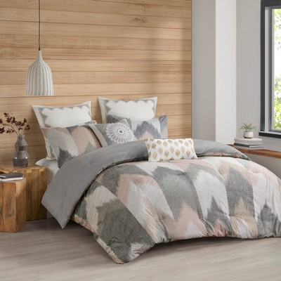 Olliix Alpine Cotton Comforter Mini Set Blush