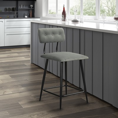 Olliix Henrick Counter Stool Grey Multi