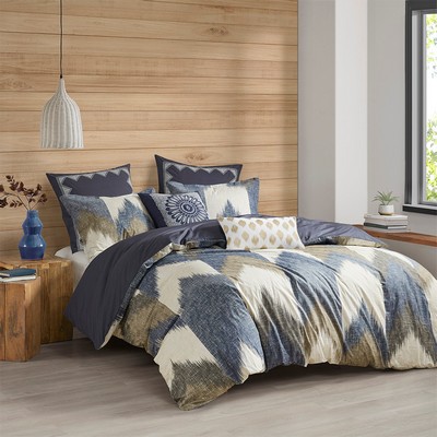 Olliix Alpine 3 Piece Duvet Cover Mini Set Navy