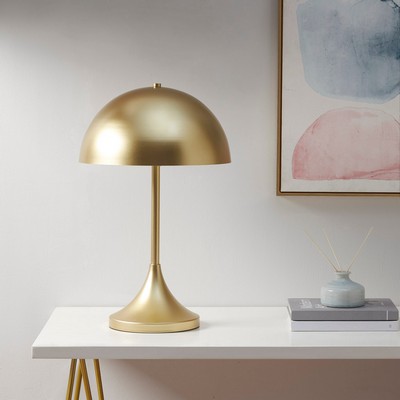 Olliix Bryson Dome-Shaped 2-Light Metal Table Lamp Gold