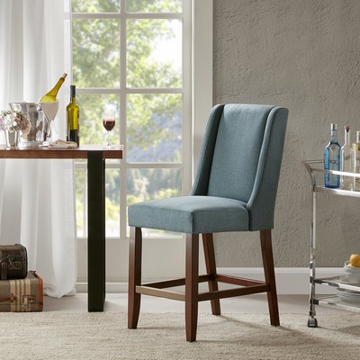 Olliix Brody Wing Counter Stool Blue