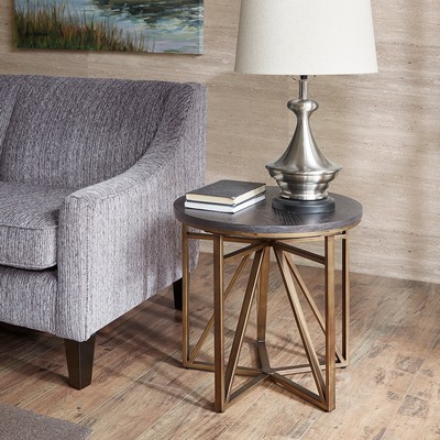 Olliix Madison End Table Antique Bronze