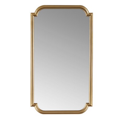 Olliix Adelaide Gold Scalloped Wood Wall Mirror Gold