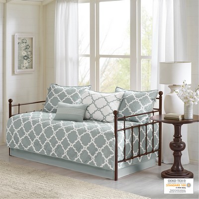 Olliix Merritt 6 Piece Reversible Daybed Set Grey