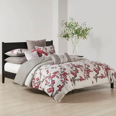 Olliix Cherry Blossom Duvet Cover Mini Set Multi