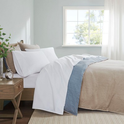 Olliix 600 Thread Count Pima Cotton Sheet Set White