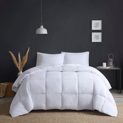 Olliix Heavy Warmth Goose Feather and Down Oversize Comforter White