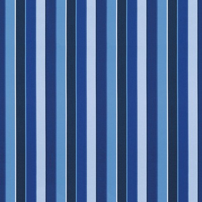 Abbeyshea Fabrics Sunbrella Furniture Stripe Milano 56080-0000 Cobalt