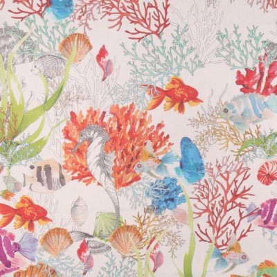 Hamilton Fabric SEAWORLD WHITE