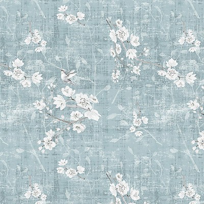 Scalamandre BLOSSOM FANTASIA-SHEER SLATE