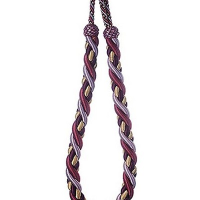 Scalamandre Trim SAFARI ROPE TIEBACK AMTHY/BURG/MULTI