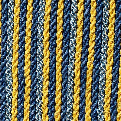 Scalamandre Trim SAFARI BULLION FRINGE B ROYAL BLUE / GOLD